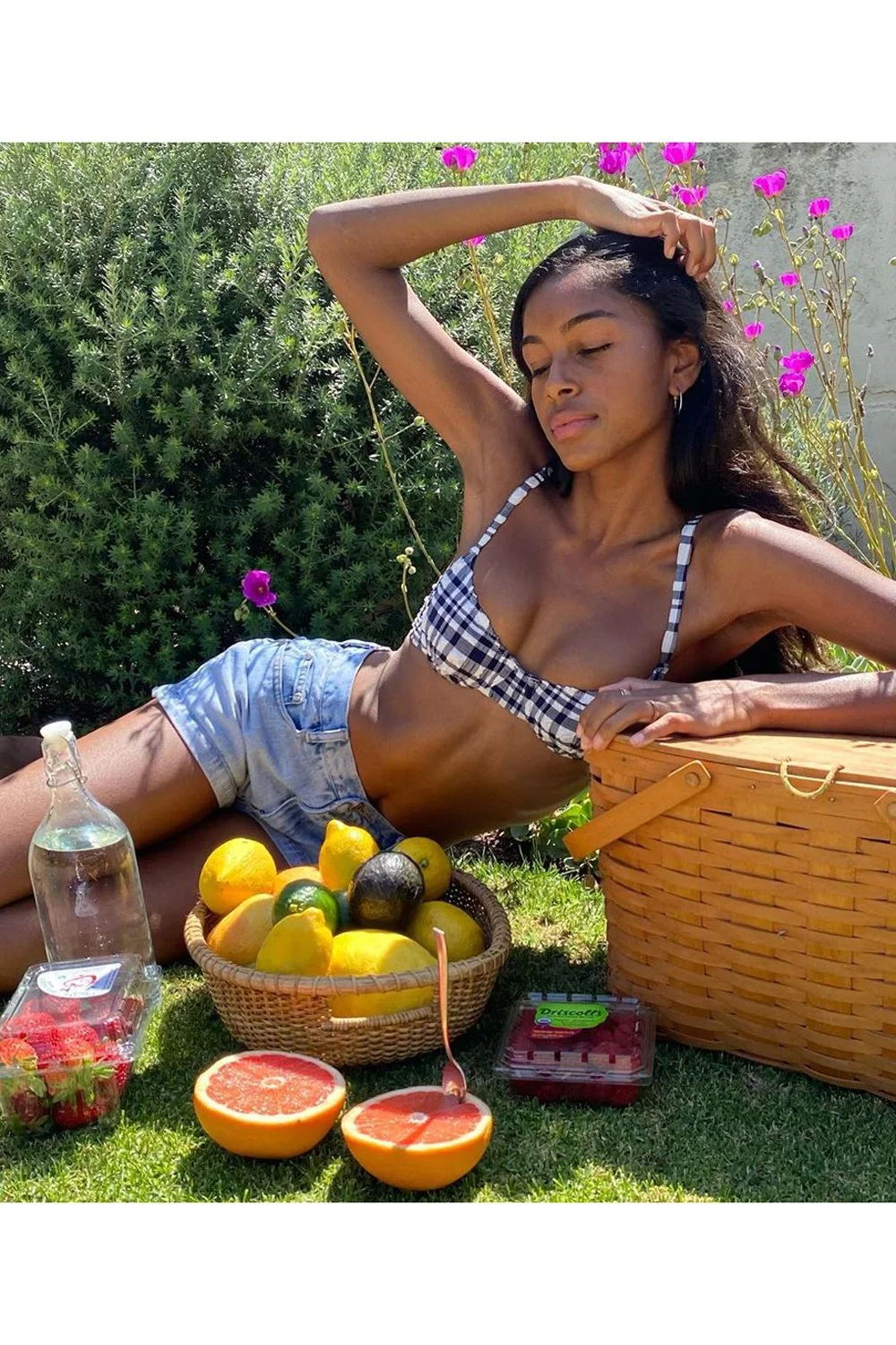 @autumnhenry in Solid & Striped The Ginger Top - Puckered Madras