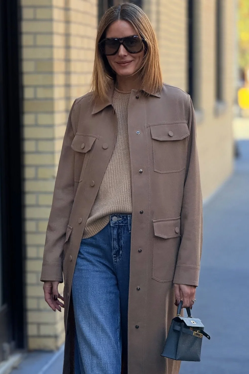 Olivia Palermo in Le Specs Drizzle Sunglasses