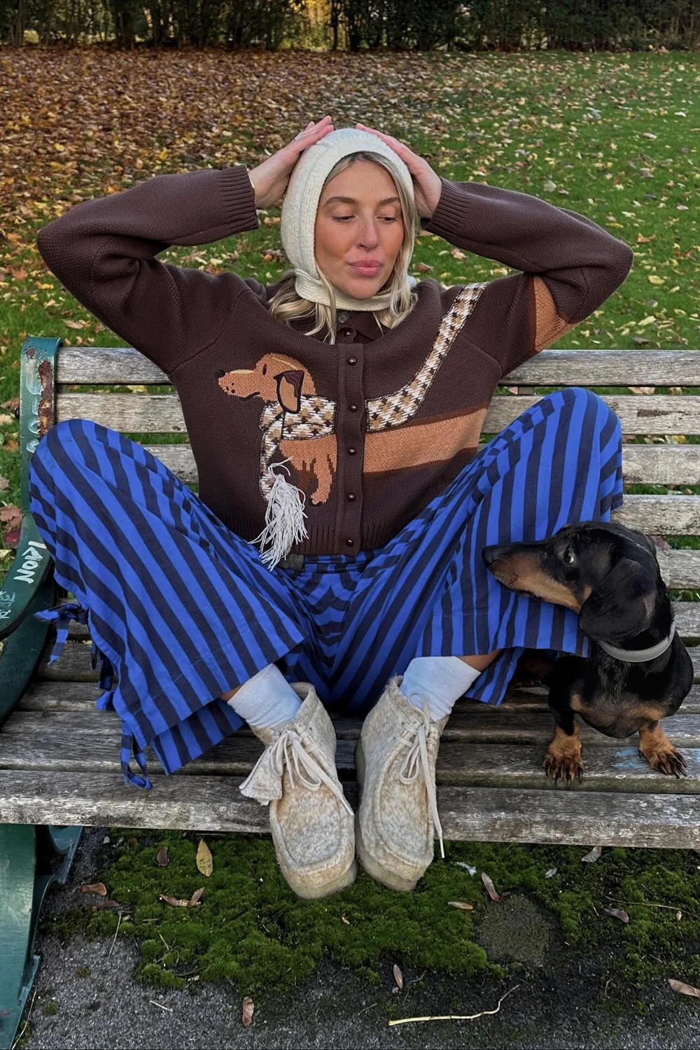 @sianeastmentwilliams in House of Sunny Walk In The Park Tripper - Tobacco