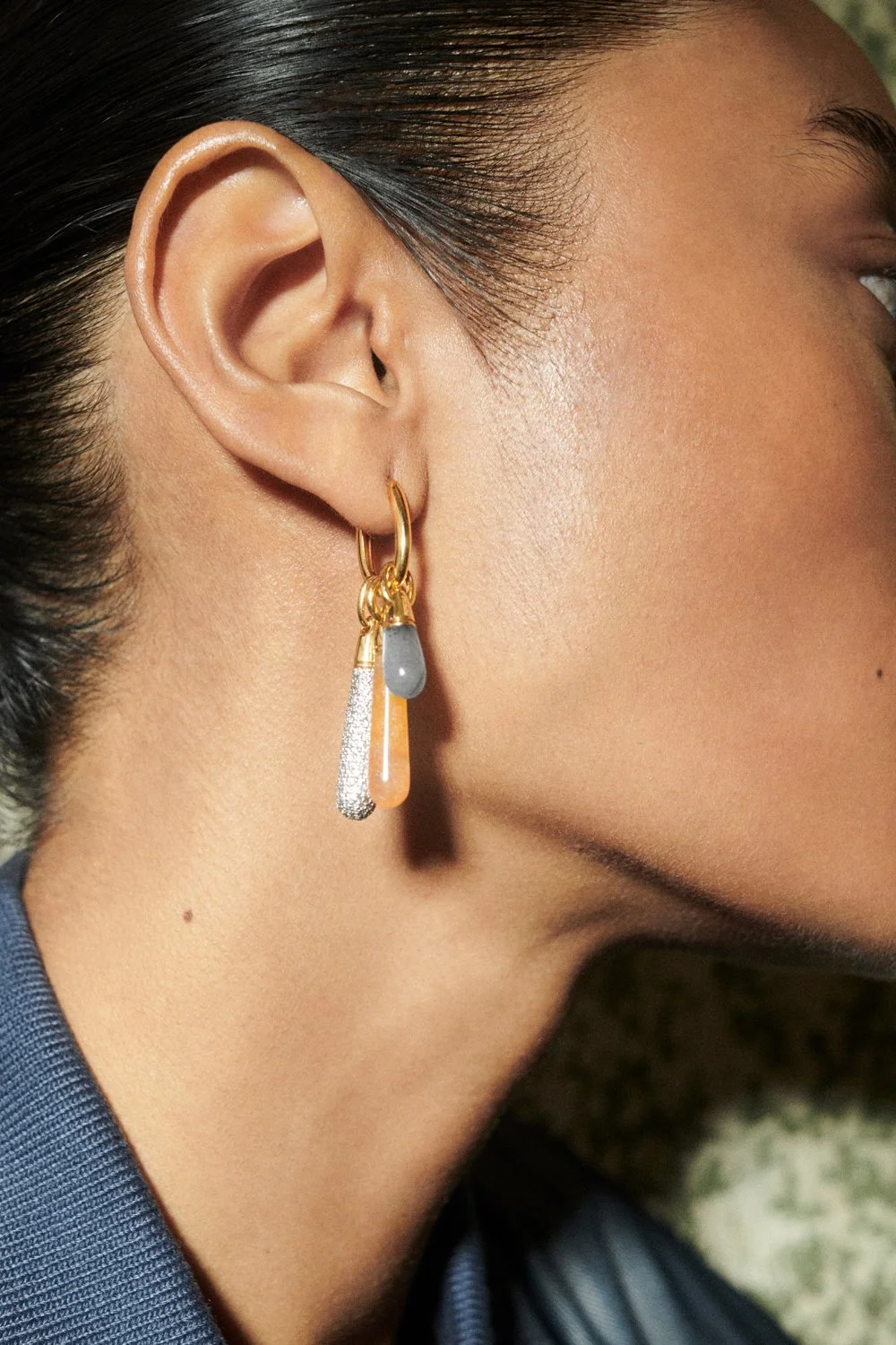 PDPAOLA Pavé Large Drop Pendant