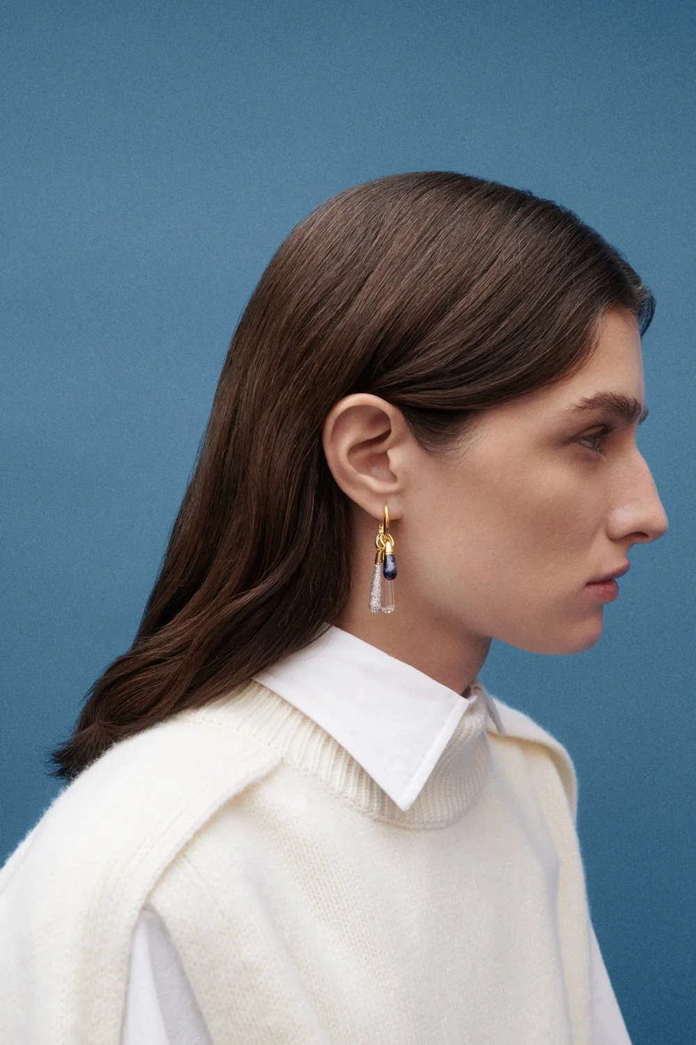 PDPAOLA Pavé Large Drop Pendant