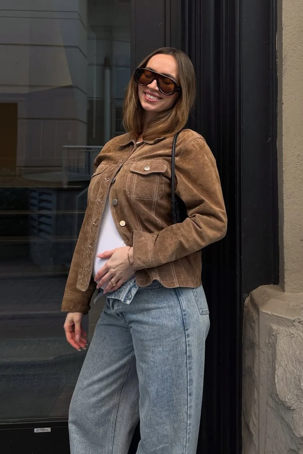 @jessicaluxe in Le Specs Dream Boat Sunglasses - Cocoa