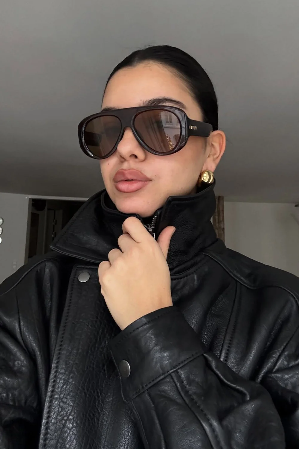 @bella.emar in Le Specs Dream Boat Sunglasses - Cocoa