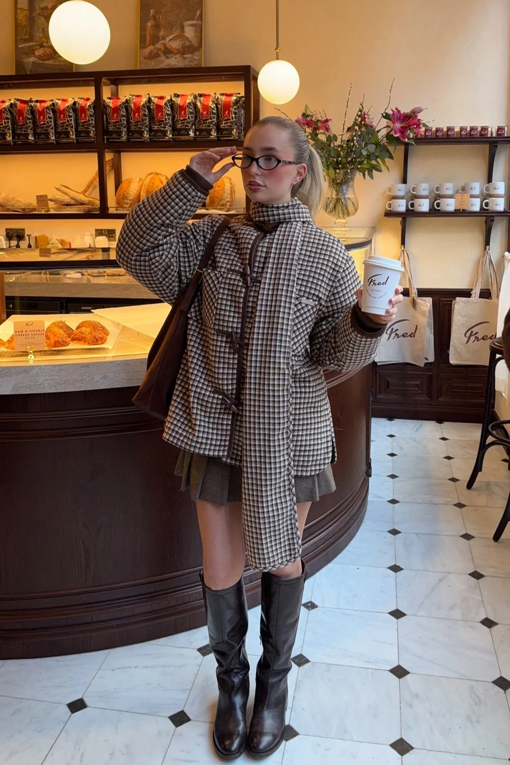 @graceshadrack in House of Sunny Retro Blanket Jacket