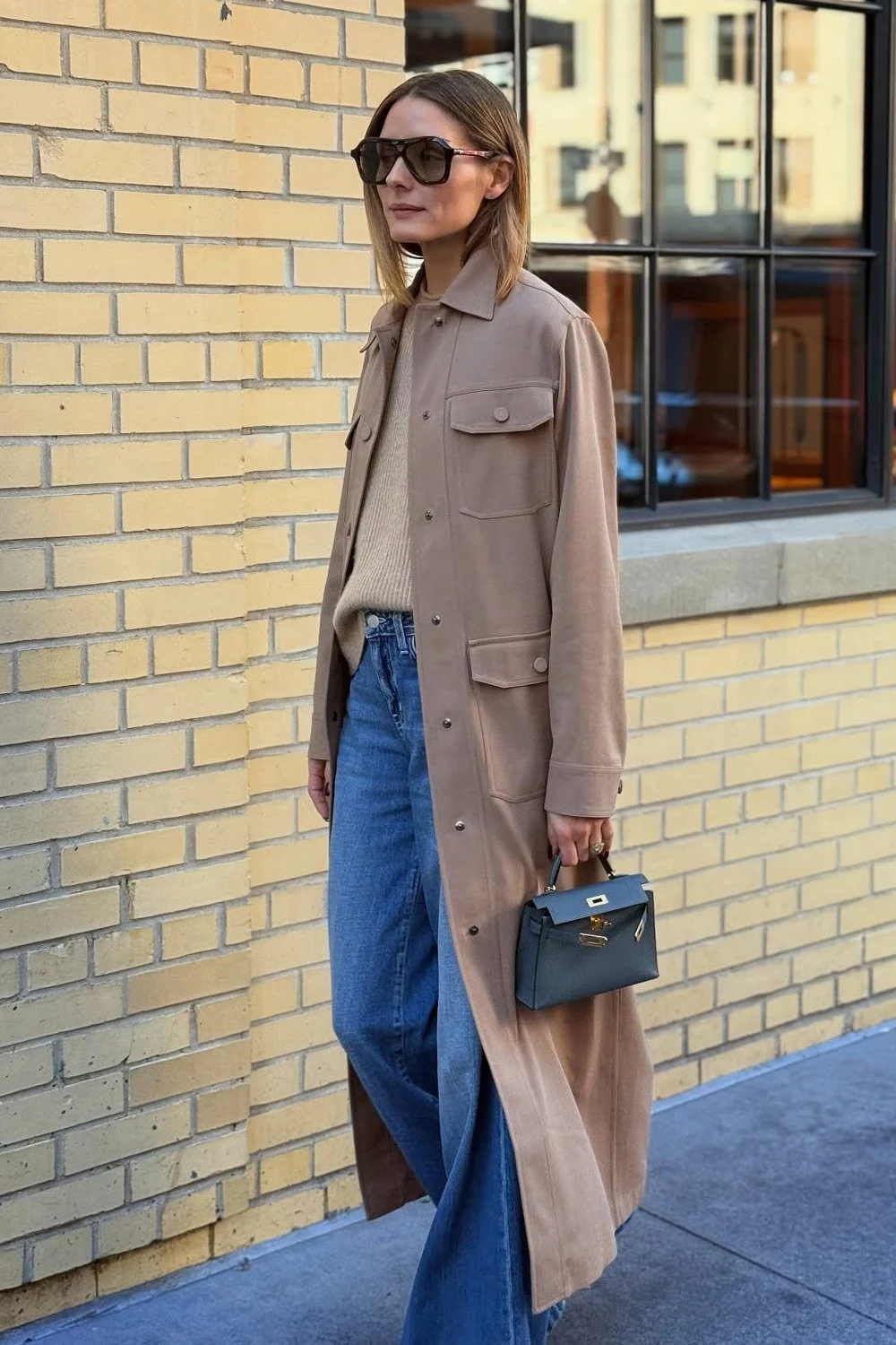 Olivia Palermo in Le Specs Drizzle Sunglasses