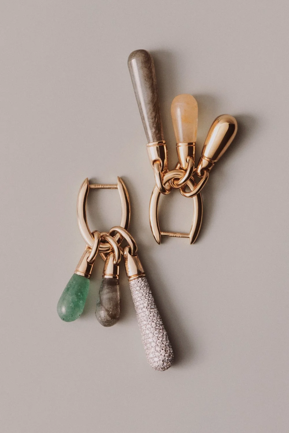 PDPAOLA Pavé Large Drop Pendant