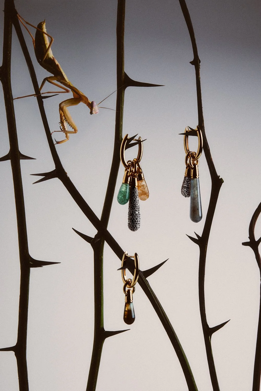 PDPAOLA Pavé Large Drop Pendant