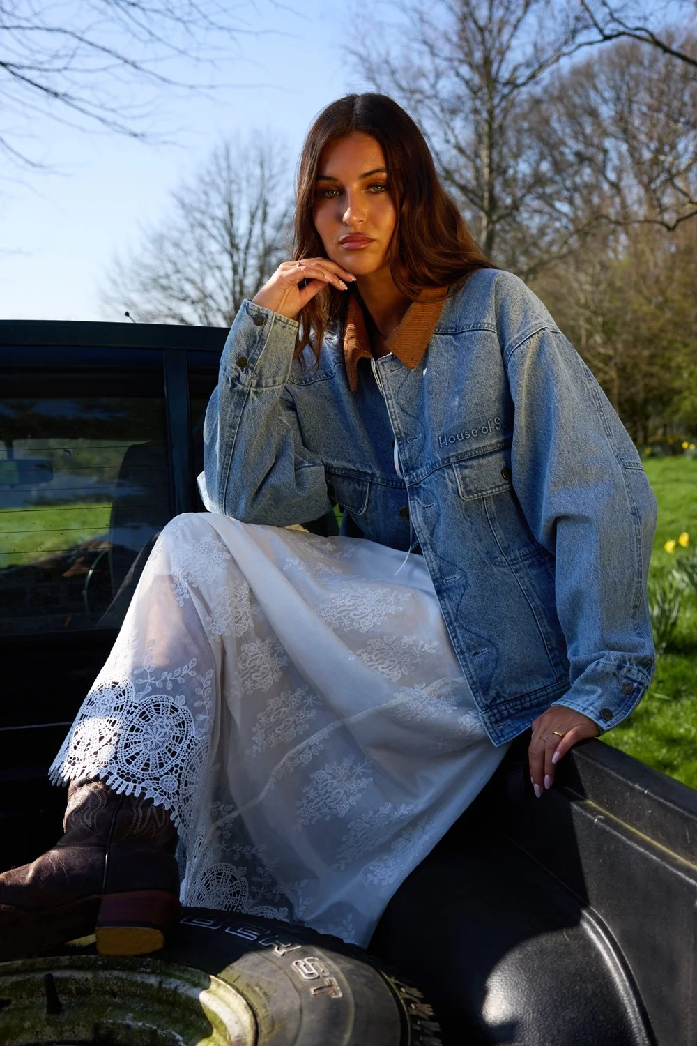 @teganameliabarker in House of Sunny Blossom Skirt