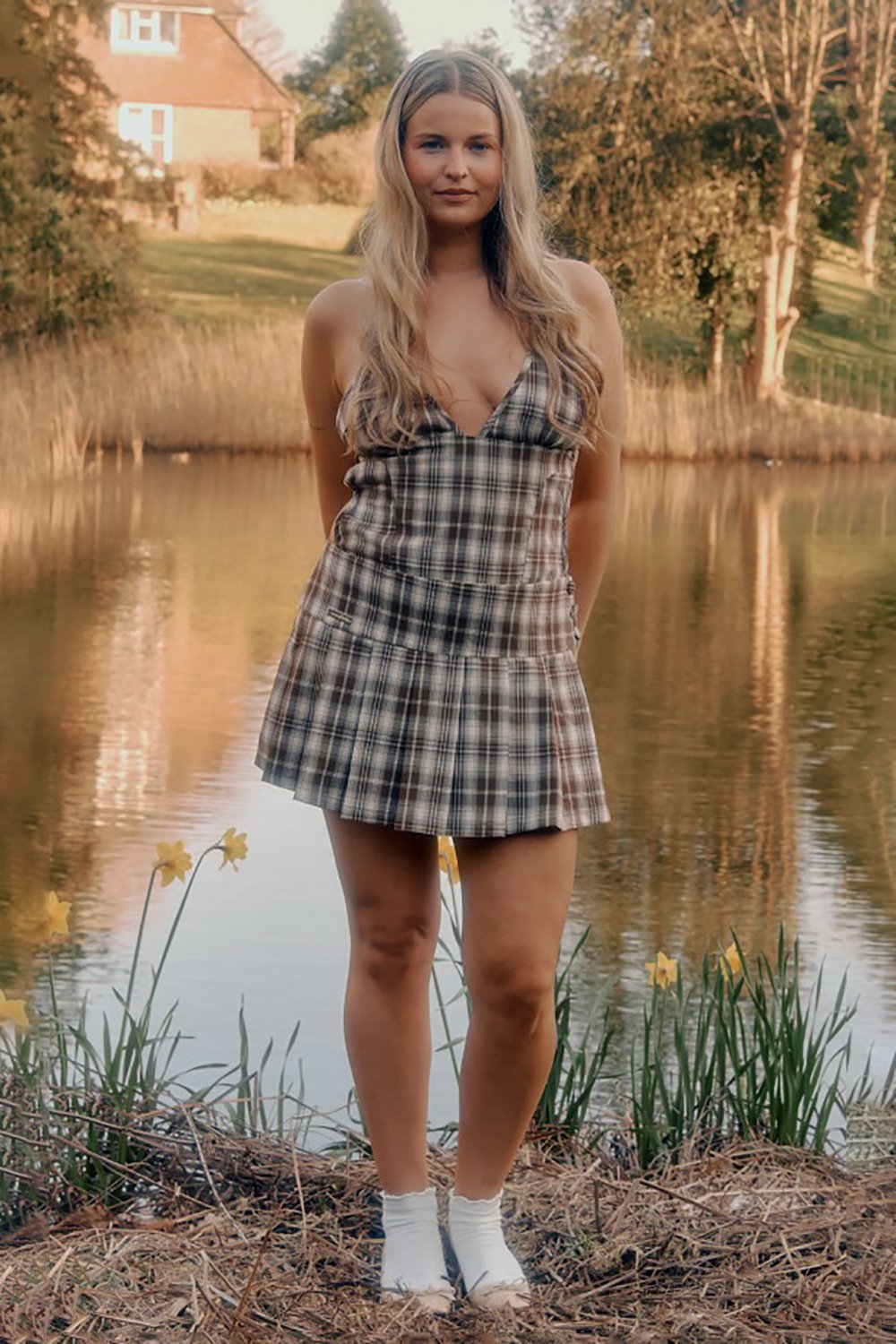 House of Sunny The Hoxton Check Dress