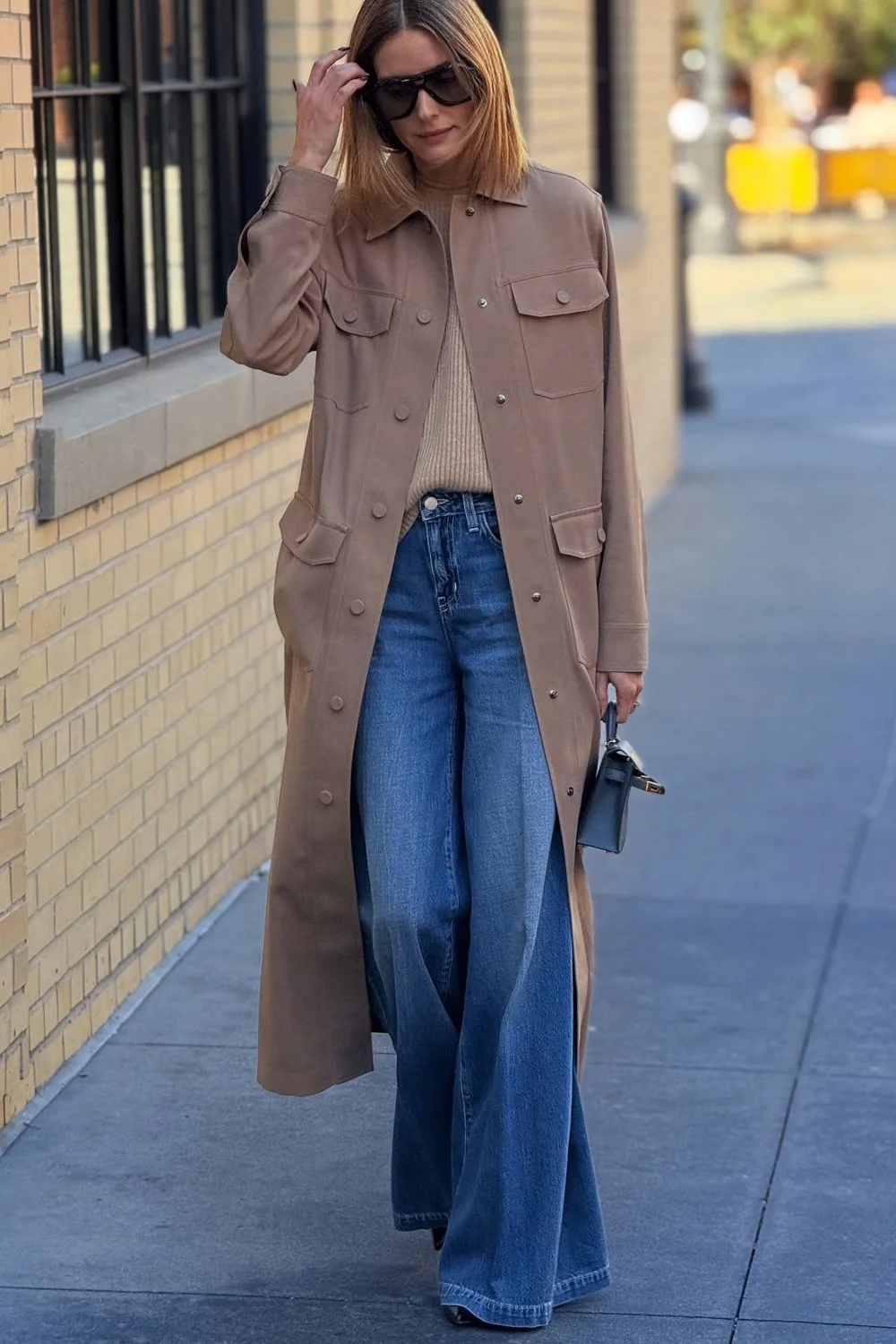 Olivia Palermo in Le Specs Drizzle Sunglasses