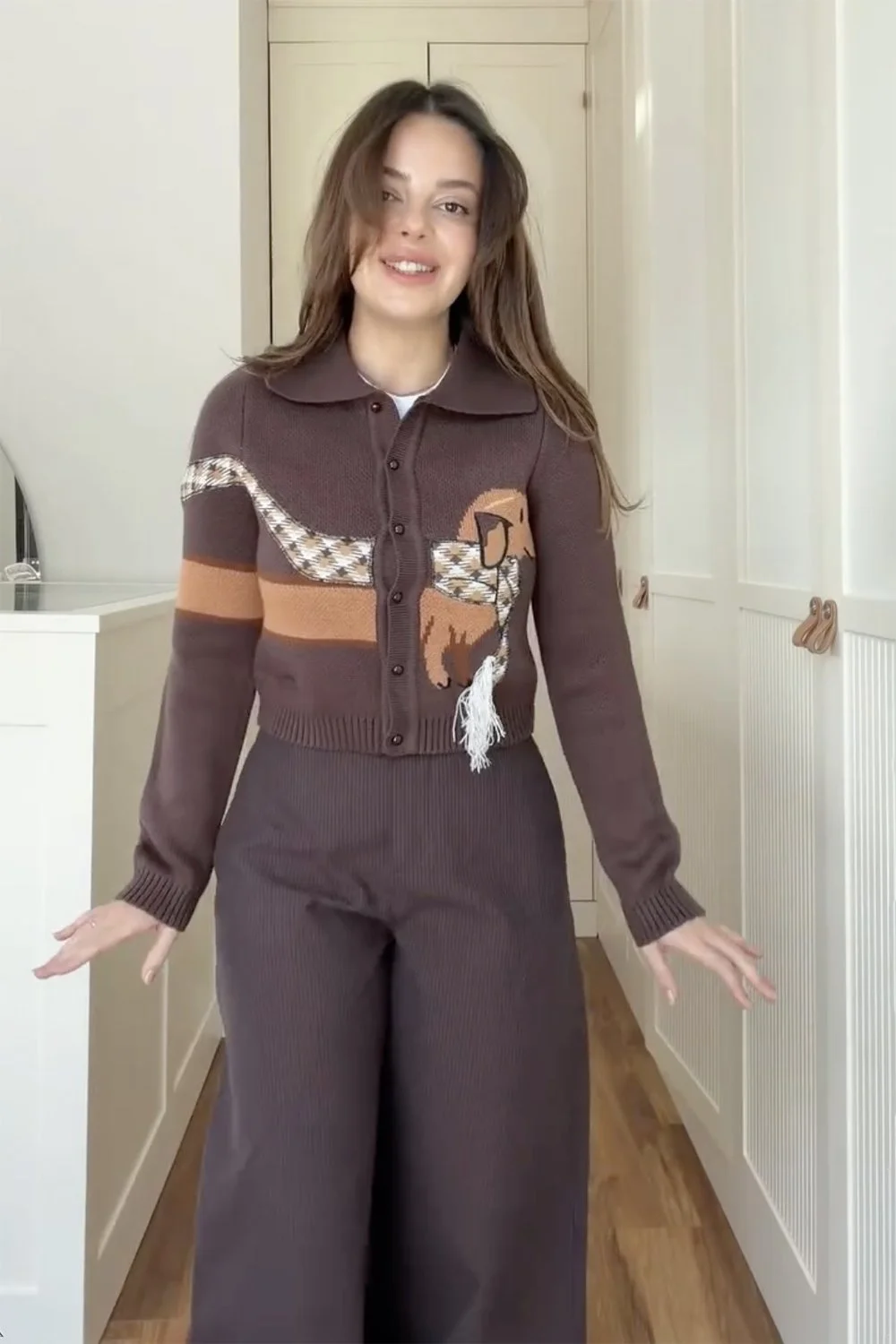 @melisketenci in House of Sunny Walk In The Park Tripper - Tobacco