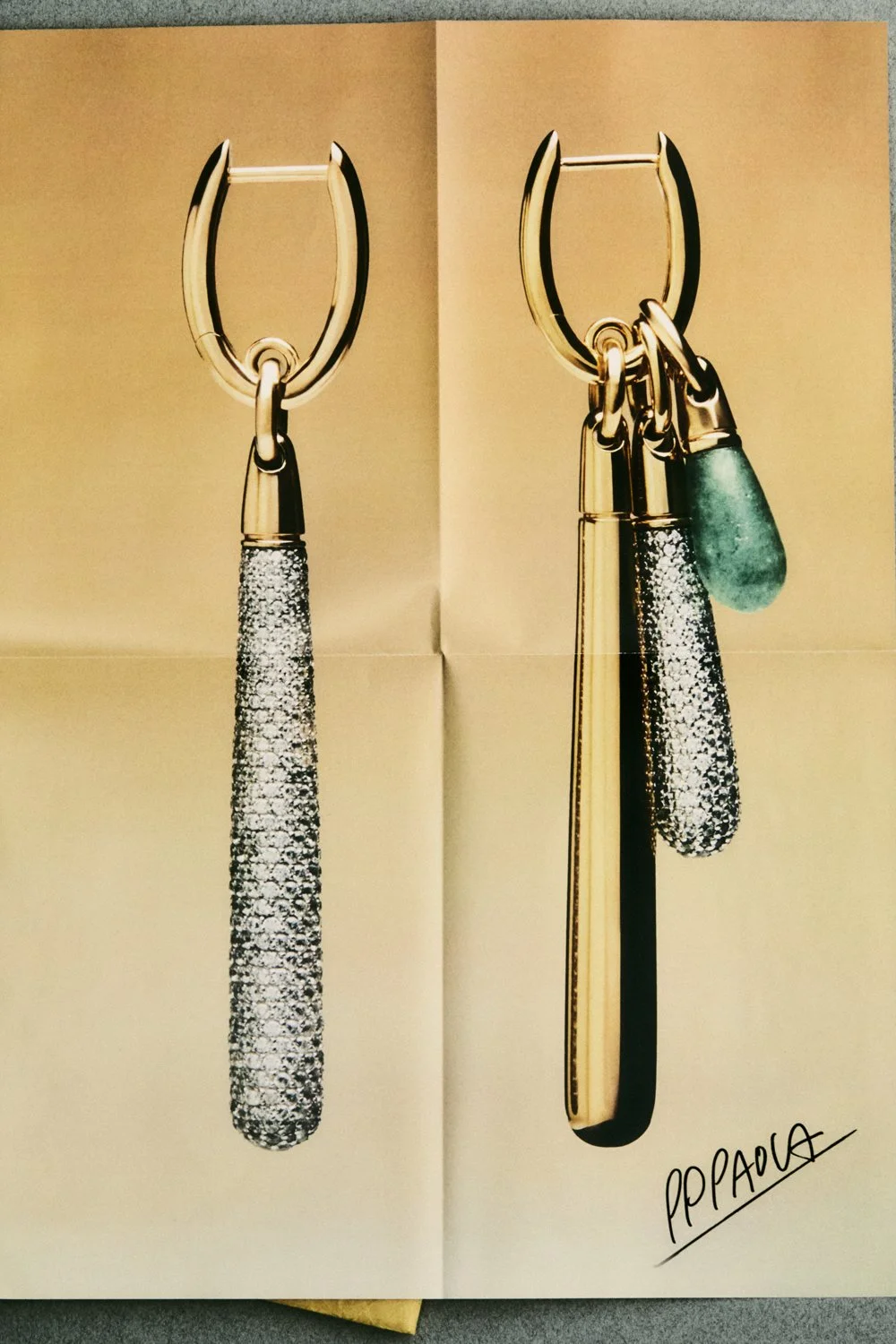 PDPAOLA Pavé Large Drop Pendant