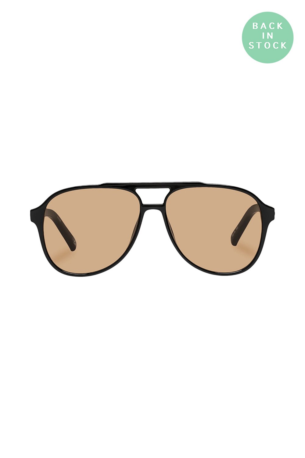 Tragic Magic Sunglasses - Black - Tan Tint