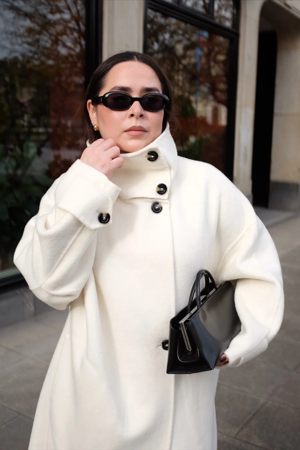 @indiraci in Le Specs Work It Sunglasses - Black