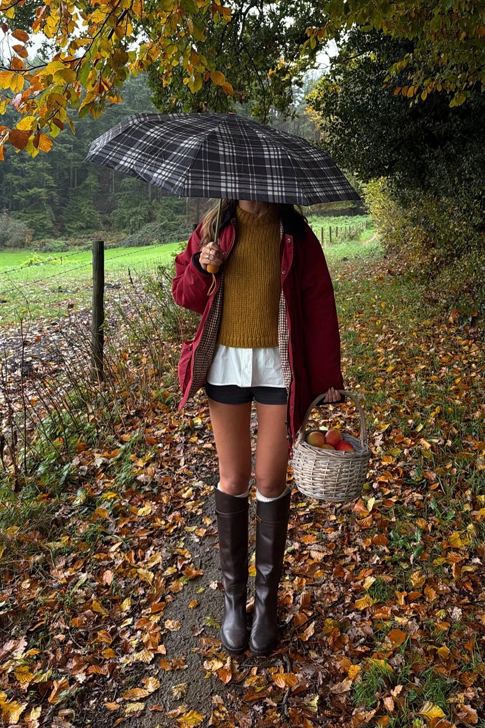 @keziacook in House of Sunny The Waxed Rain Jacket