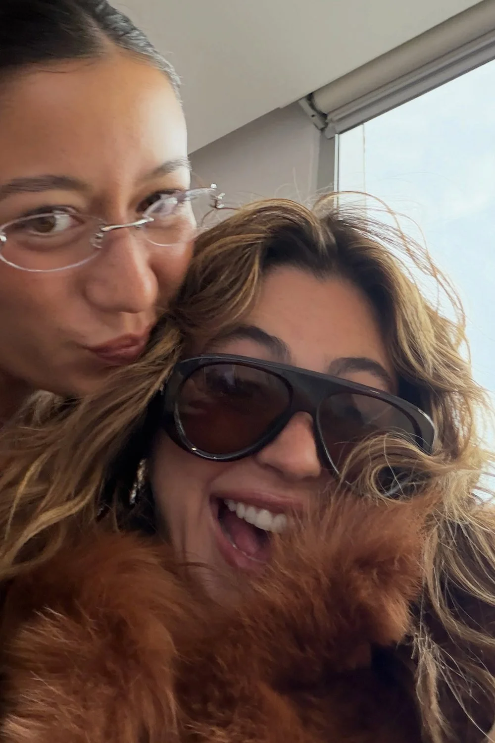 Mika Abdalla in Le Specs Dream Boat Sunglasses - Cocoa