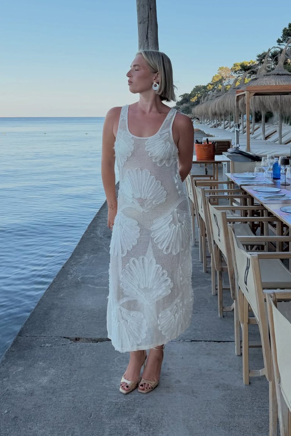 @frankiethevideographer in House of Sunny Seashells Appliqué Dress
