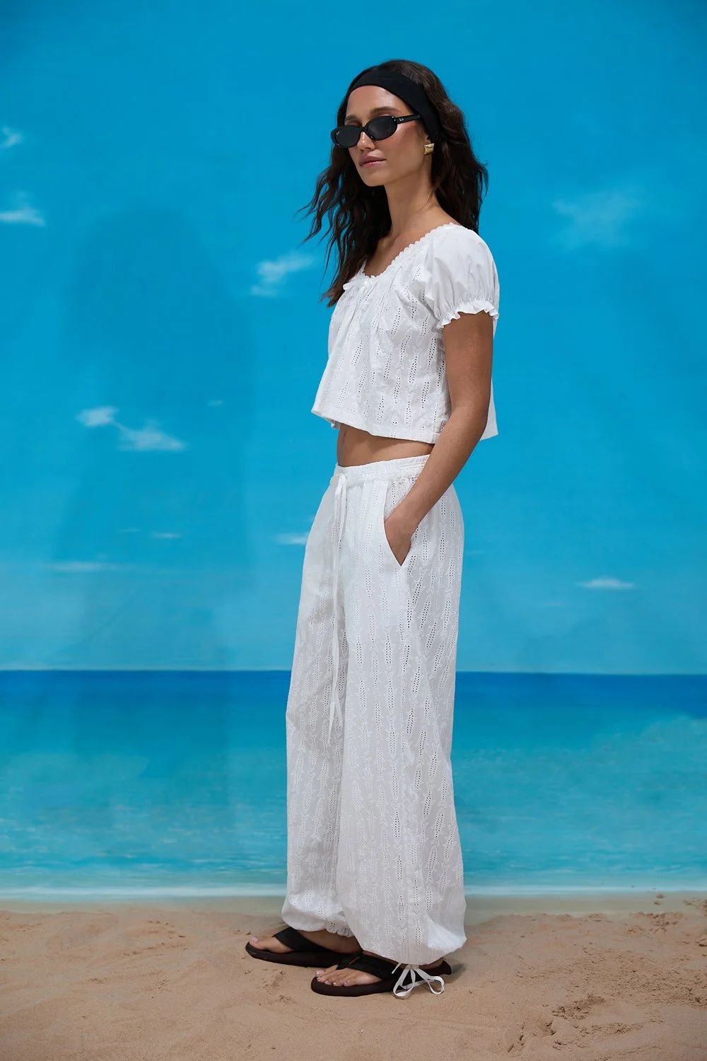 House of Sunny Sea Breeze Cotton Top
