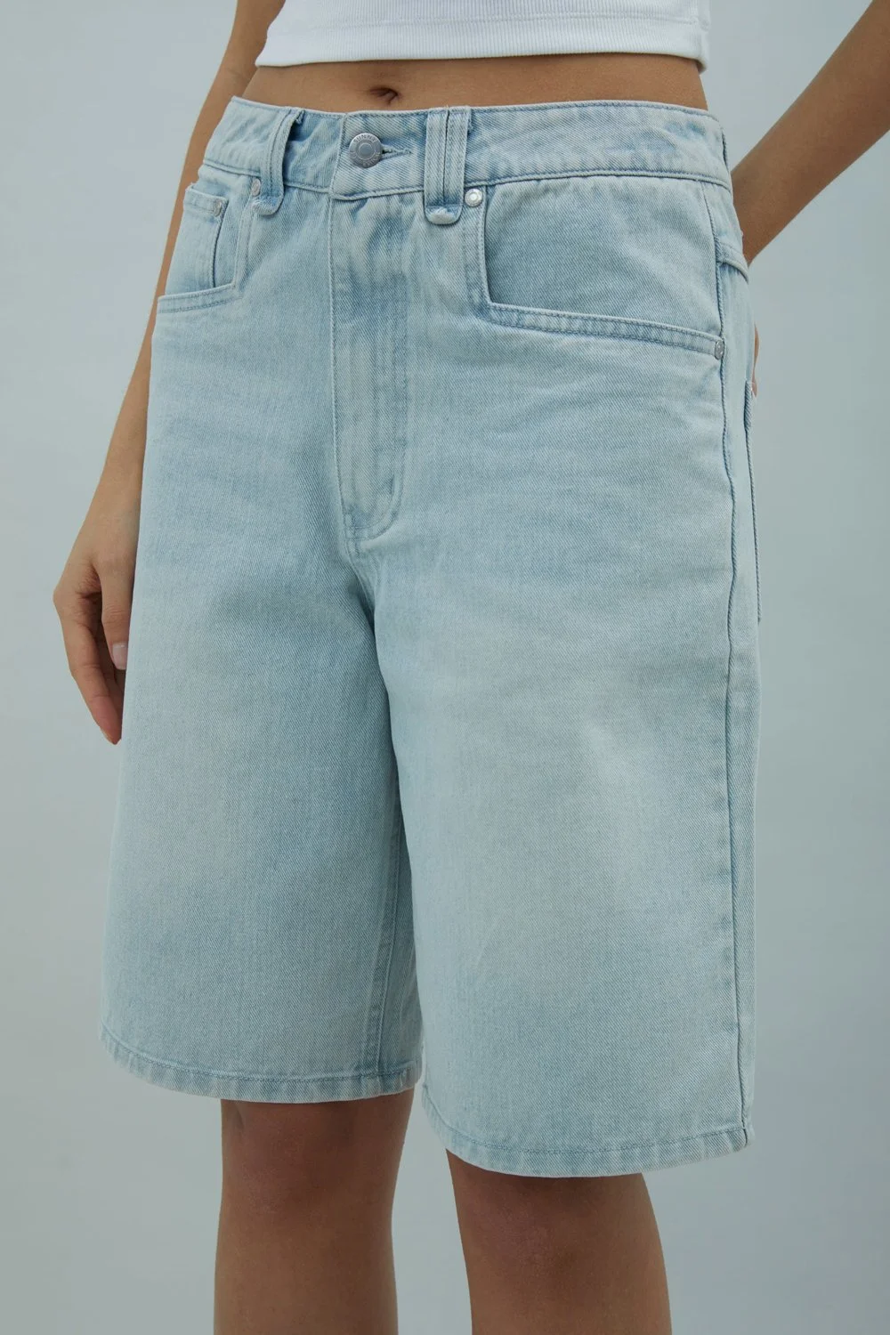 House of Sunny Sundown Denim Shorts
