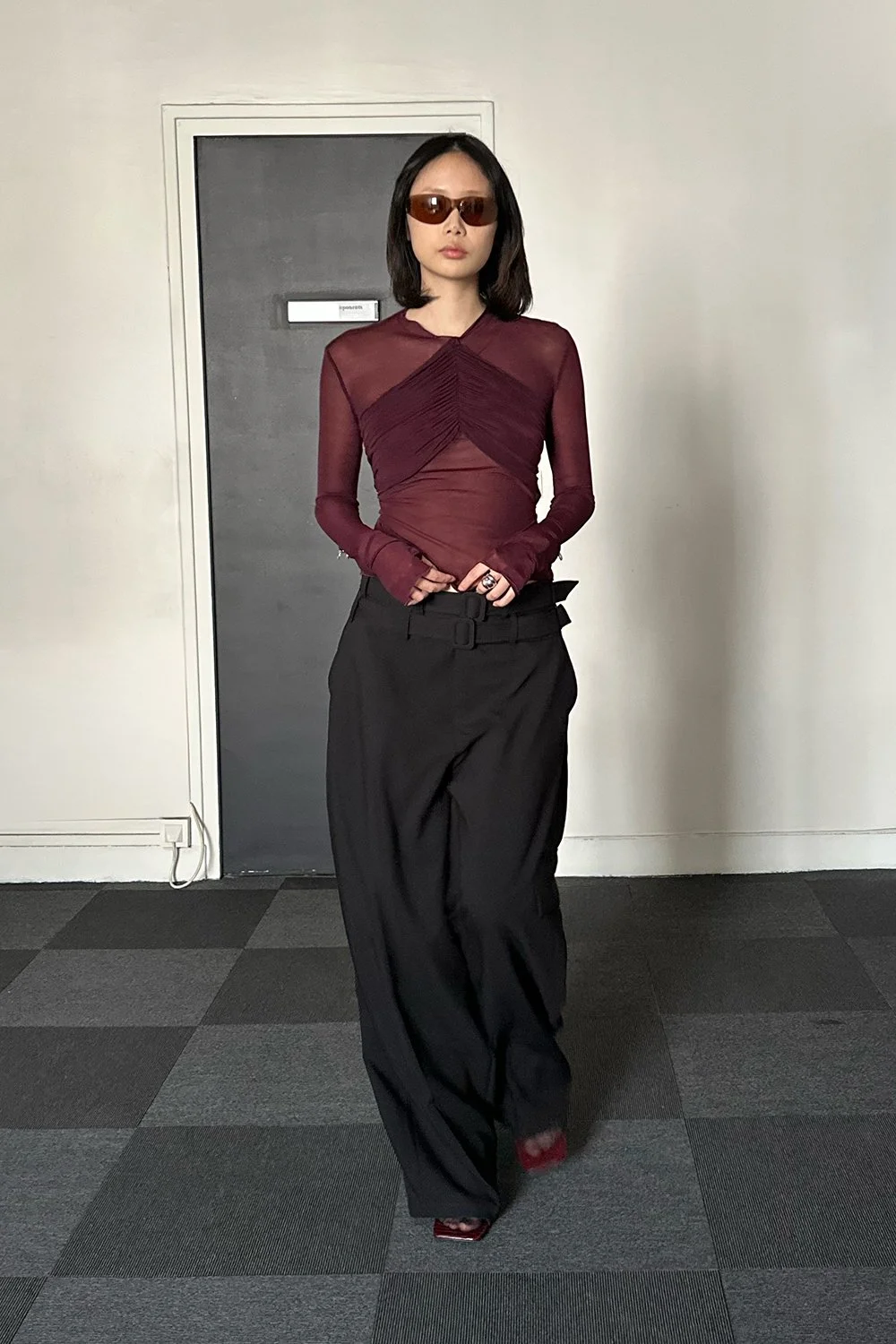 SAEMDI Tilia Mesh Top