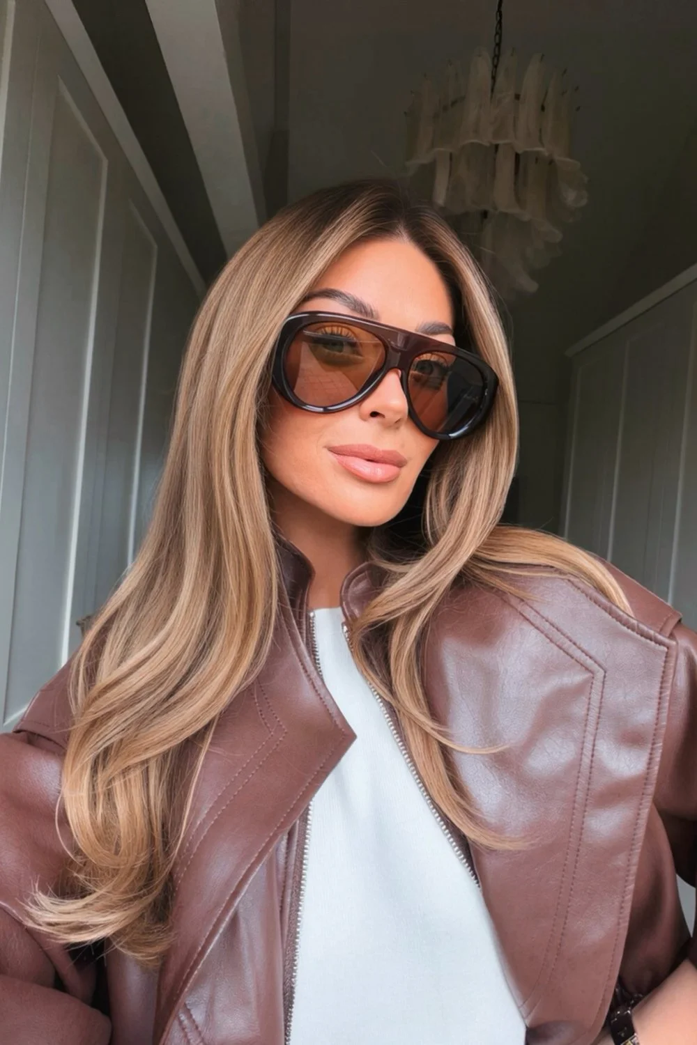 @allyhodgsonx in Le Specs Dream Boat Sunglasses - Cocoa