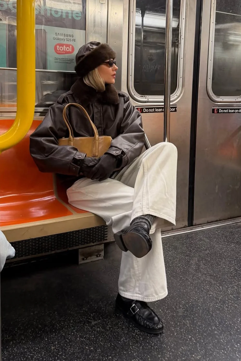 @hopemarsh in House of Sunny Cruise Flight Jacket - Brown