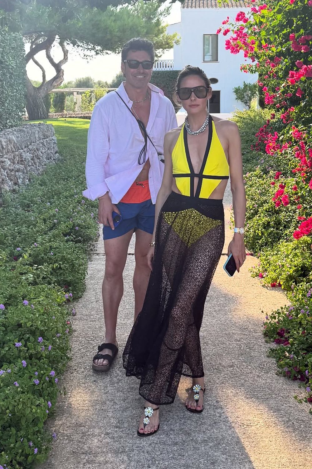 Olivia Palermo in Le Specs Drizzle Sunglasses