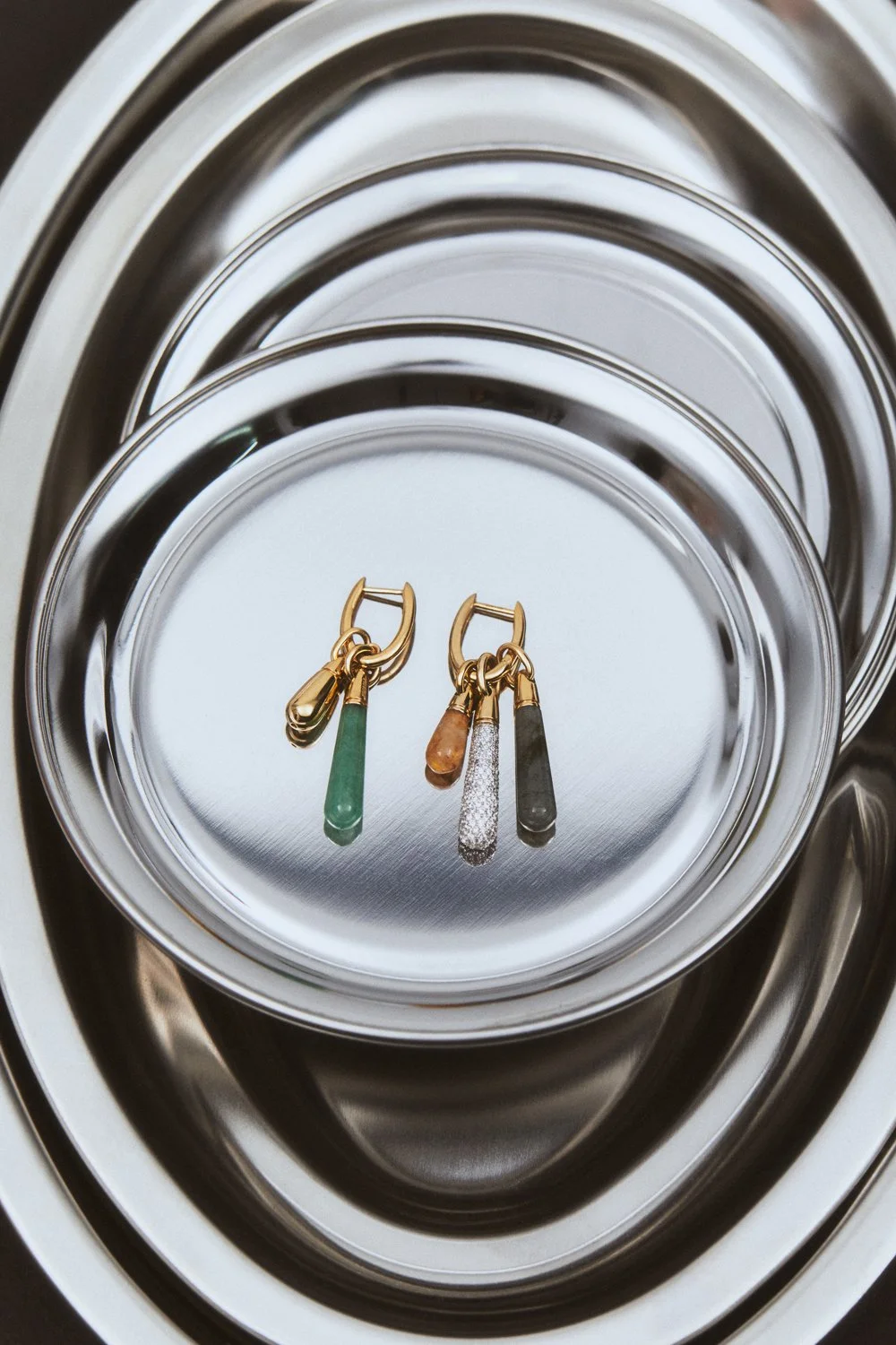 PDPAOLA Pavé Large Drop Pendant