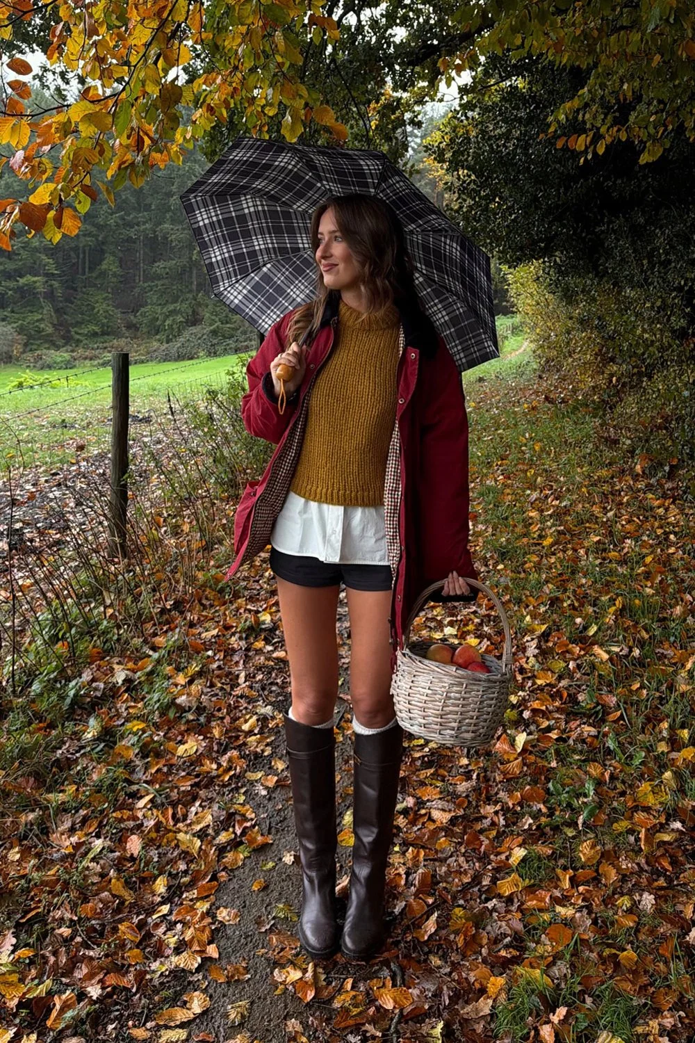 @keziacook in House of Sunny The Waxed Rain Jacket