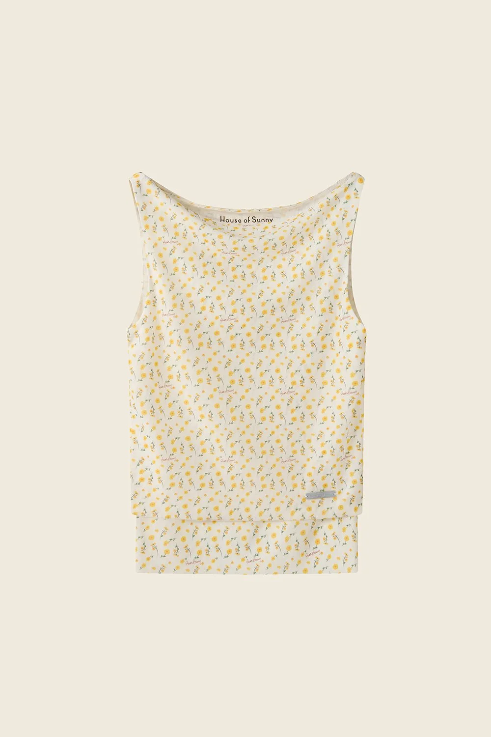 House of Sunny Double Layer Buttercup Mesh Vest