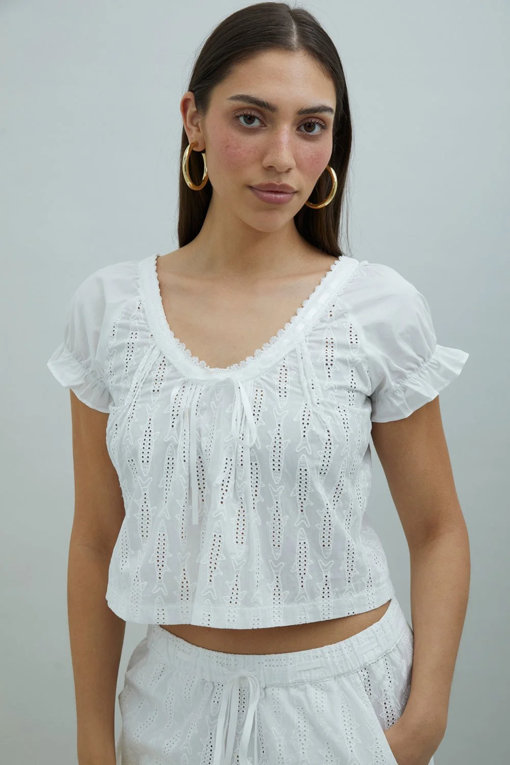 House of Sunny Sea Breeze Cotton Top