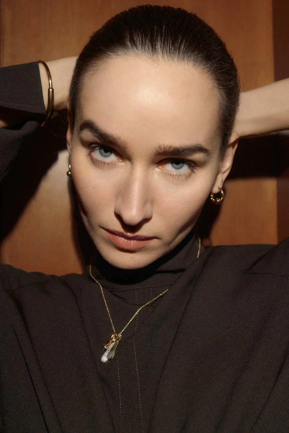 PDPAOLA Pavé Large Drop Pendant