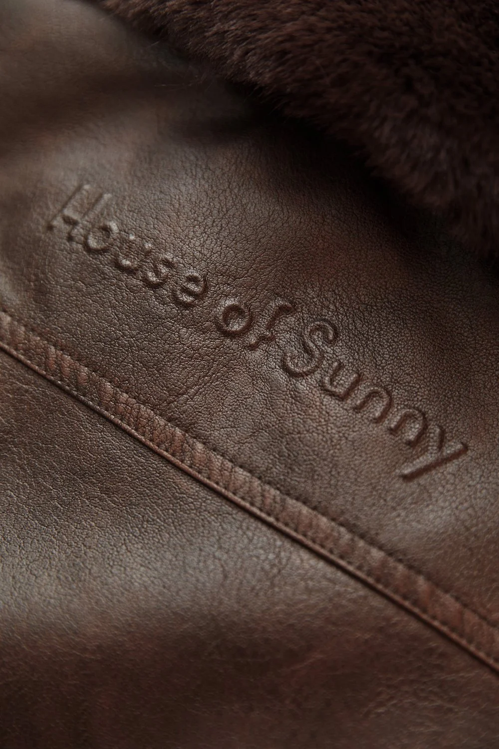 House of Sunny Cruise Flight Jacket - Brown