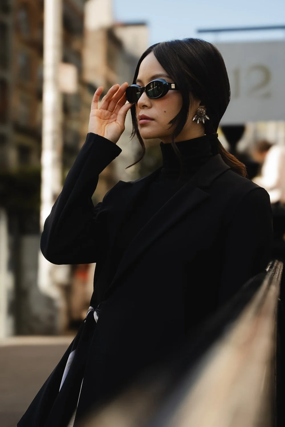 @yukibomb in Le Specs Work It Sunglasses - Black