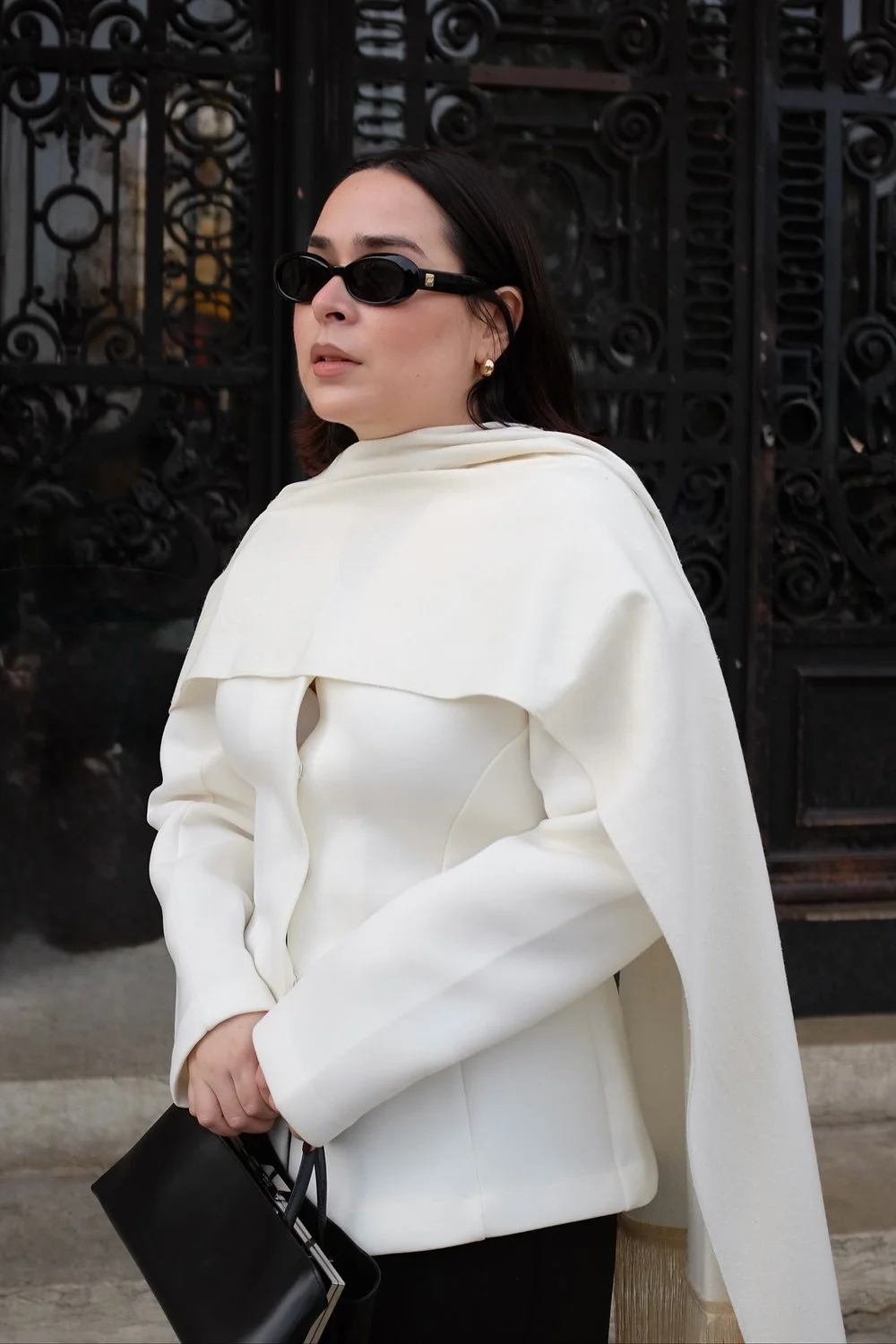 @indiraci in Le Specs Work It Sunglasses - Black