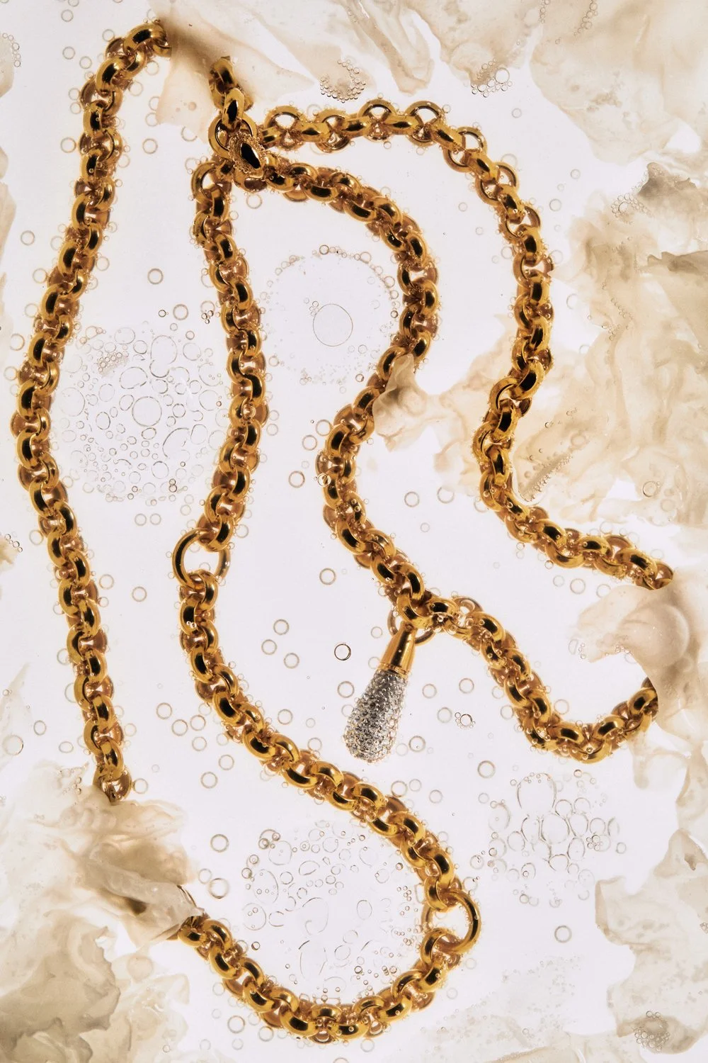 PDPAOLA Pavé Drop Pendant