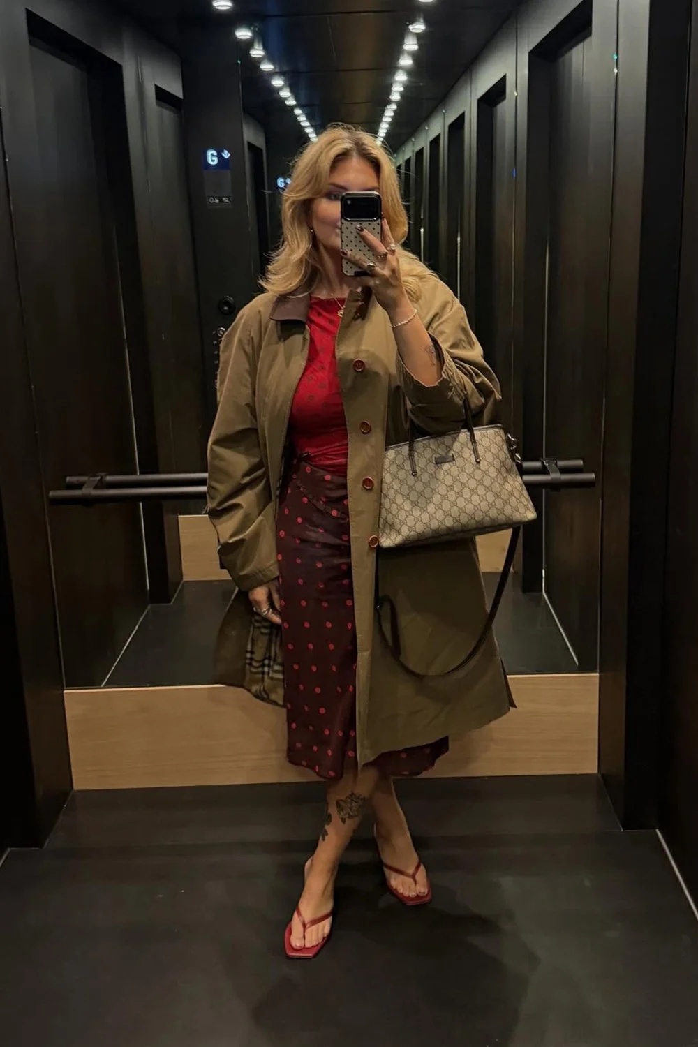 @libsfaulk in House of Sunny Double Layer Polka Dot Mesh Vest