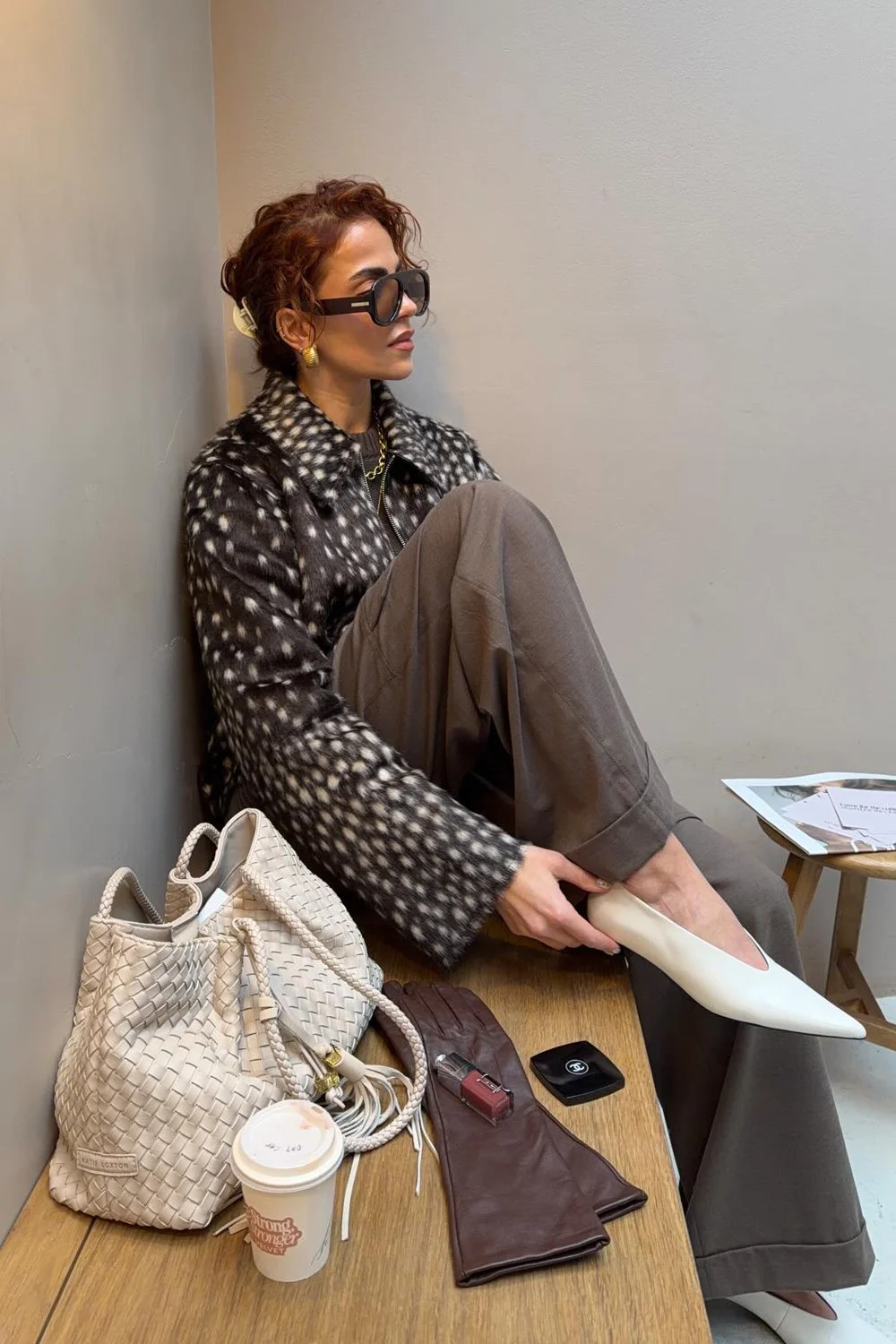 @rachaela_ in Le Specs Dream Boat Sunglasses - Cocoa