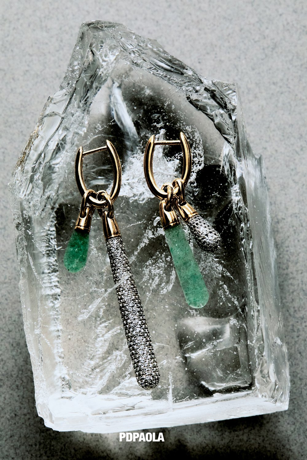 PDPAOLA Pavé Drop Pendant