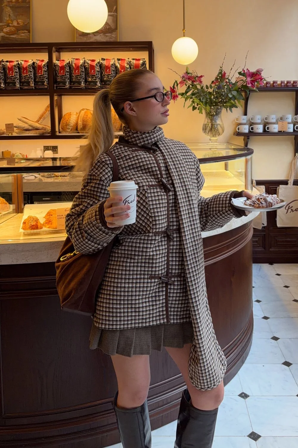 @graceshadrack in House of Sunny Retro Blanket Jacket