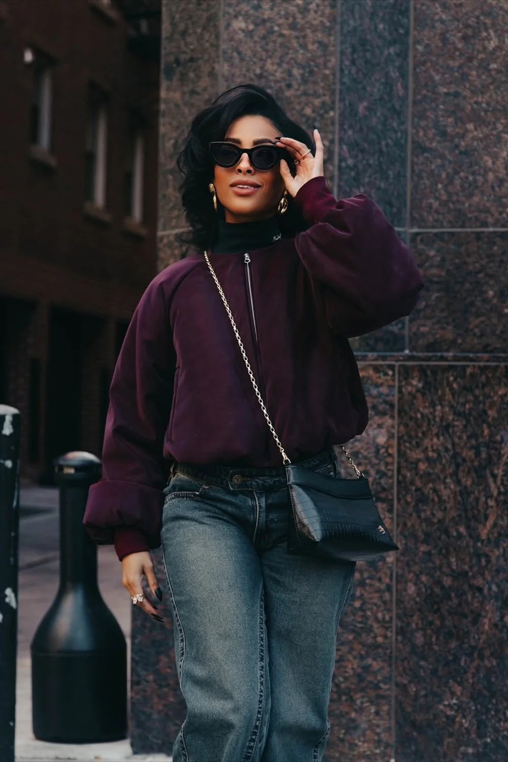 @heyraychh in SAEMDI Bordeaux Bomber