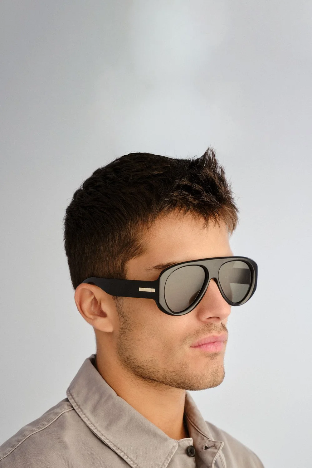 Le Specs Dream Boat Sunglasses - Black - Khaki Mono Polarized