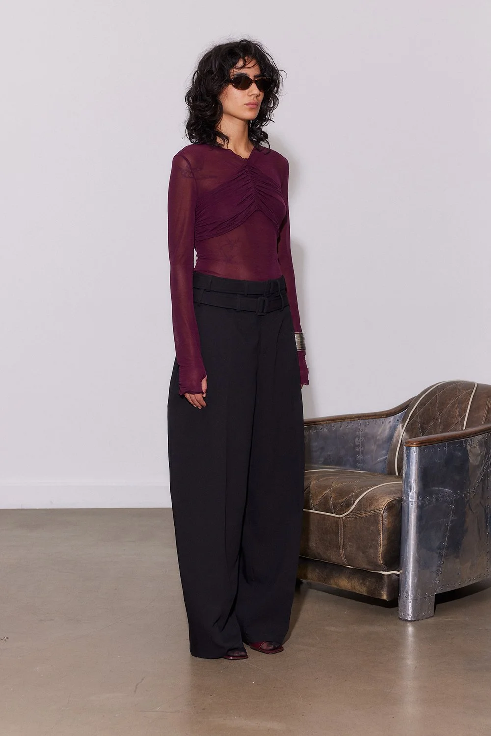 SAEMDI Tilia Mesh Top