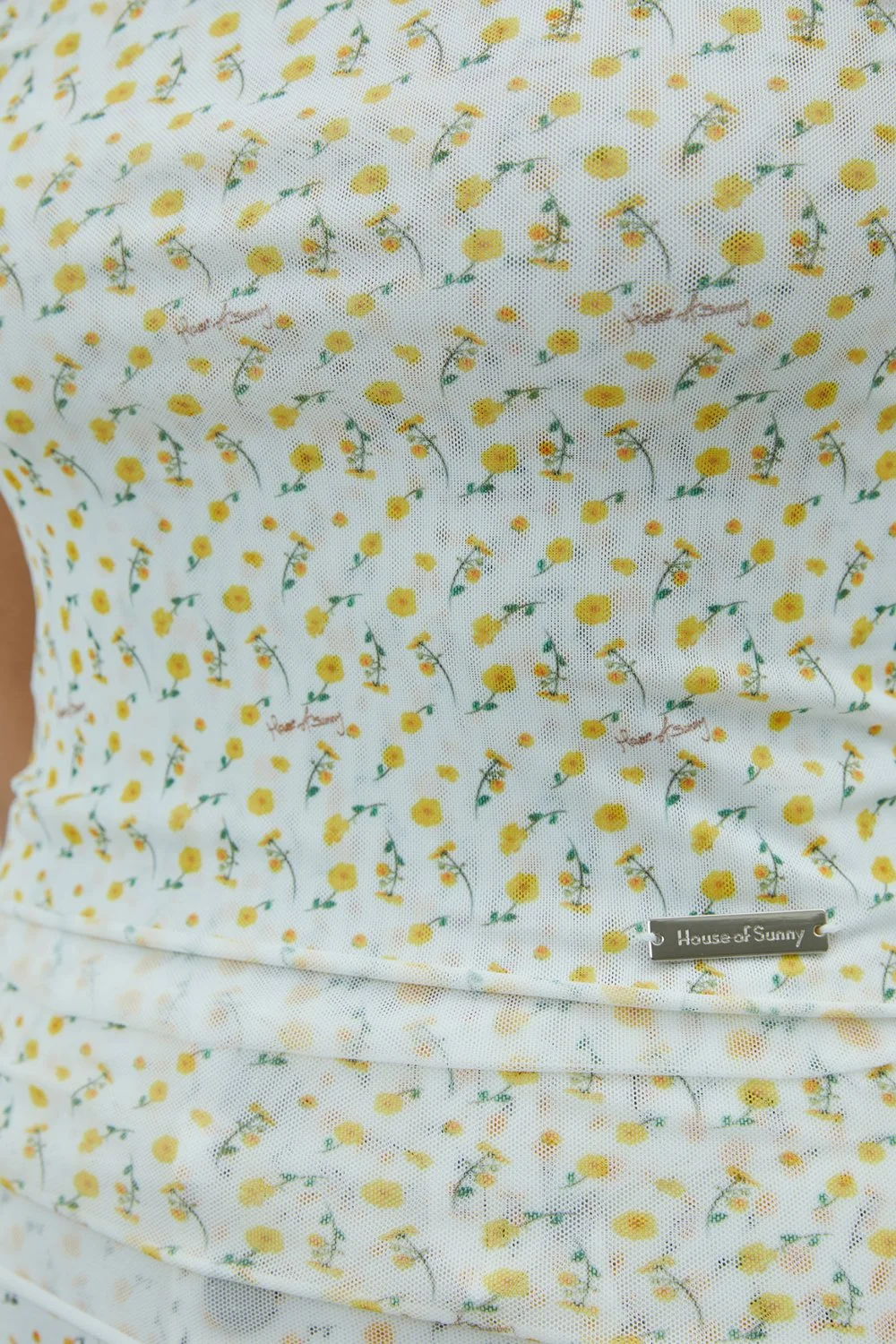 House of Sunny Double Layer Buttercup Mesh Vest