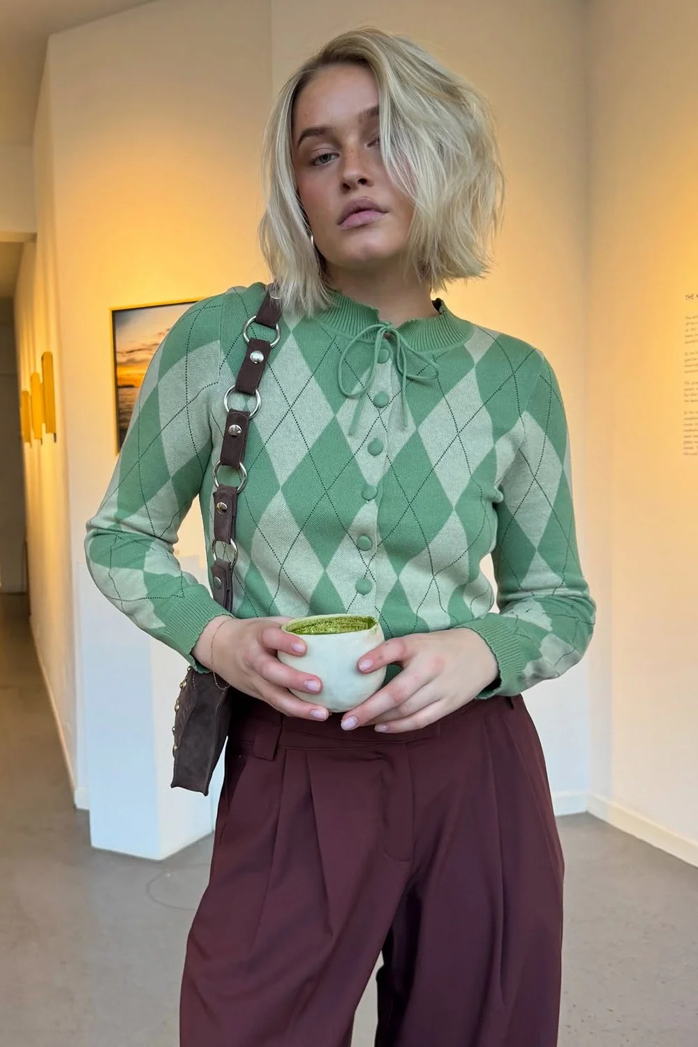 House of Sunny Argyle Lounge Cardigan