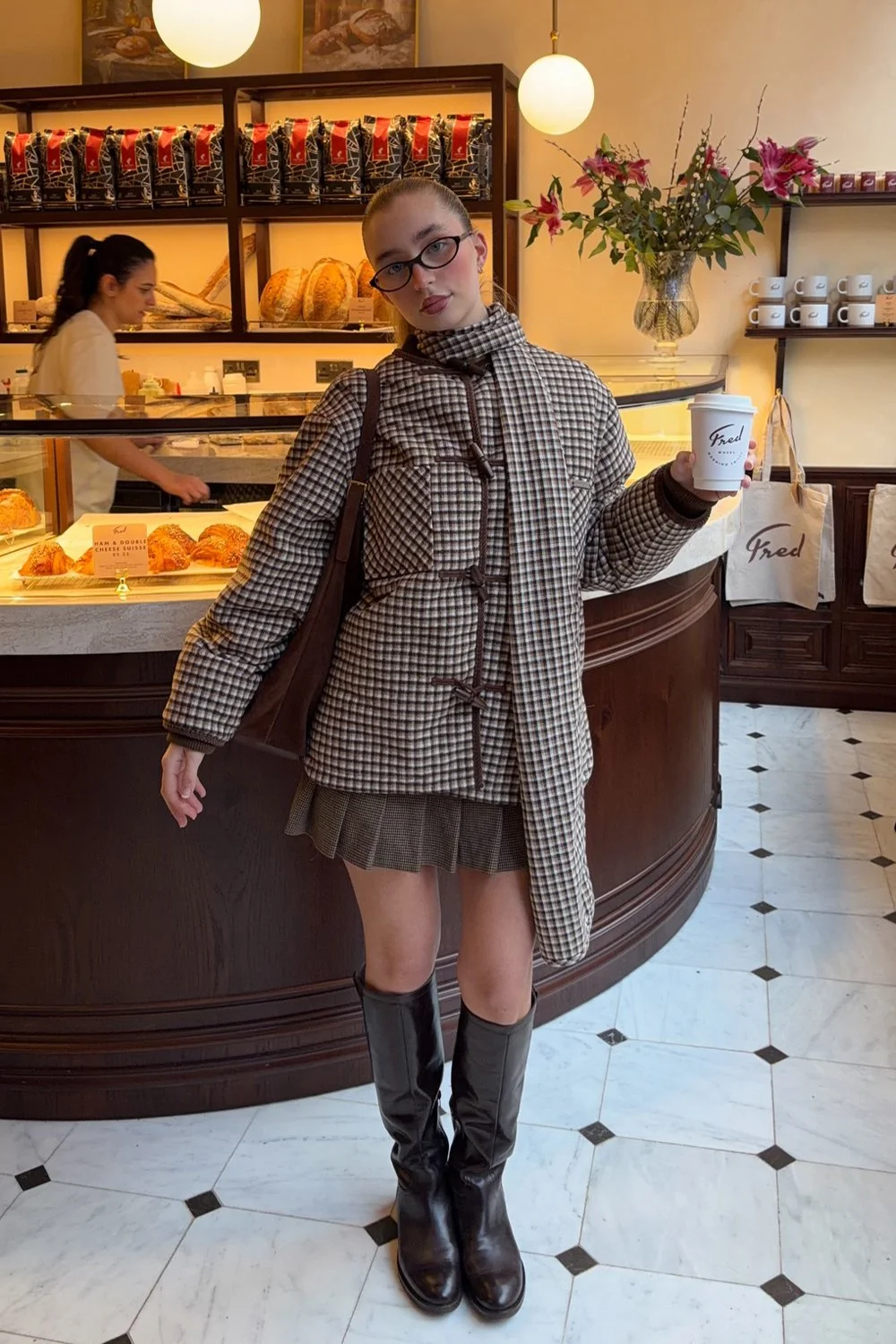 @graceshadrack in House of Sunny Retro Blanket Jacket