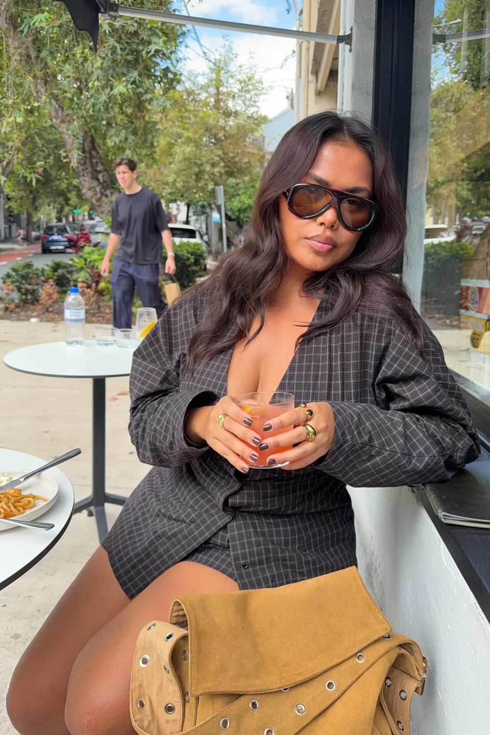 @aeionvillanueva in Le Specs Dream Boat Sunglasses - Cocoa