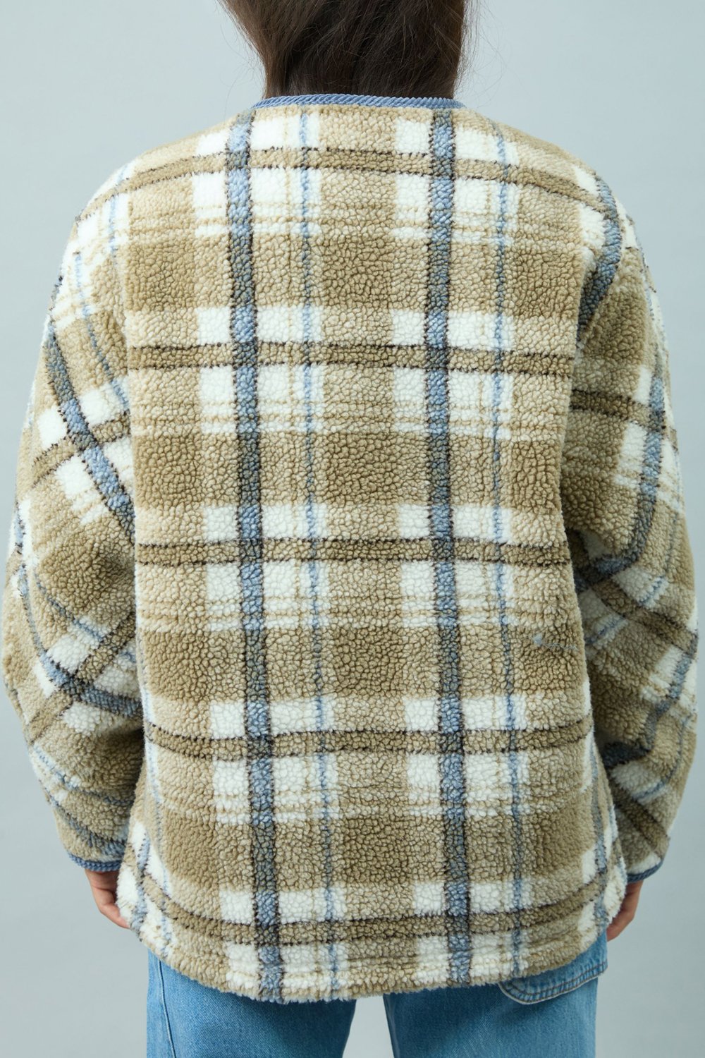 House of Sunny Fleece Scarf Jacket