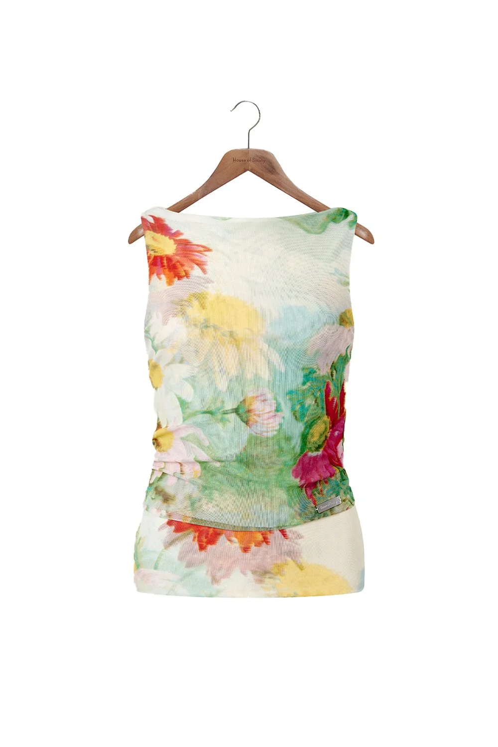 House of Sunny Cosmos Mesh Top