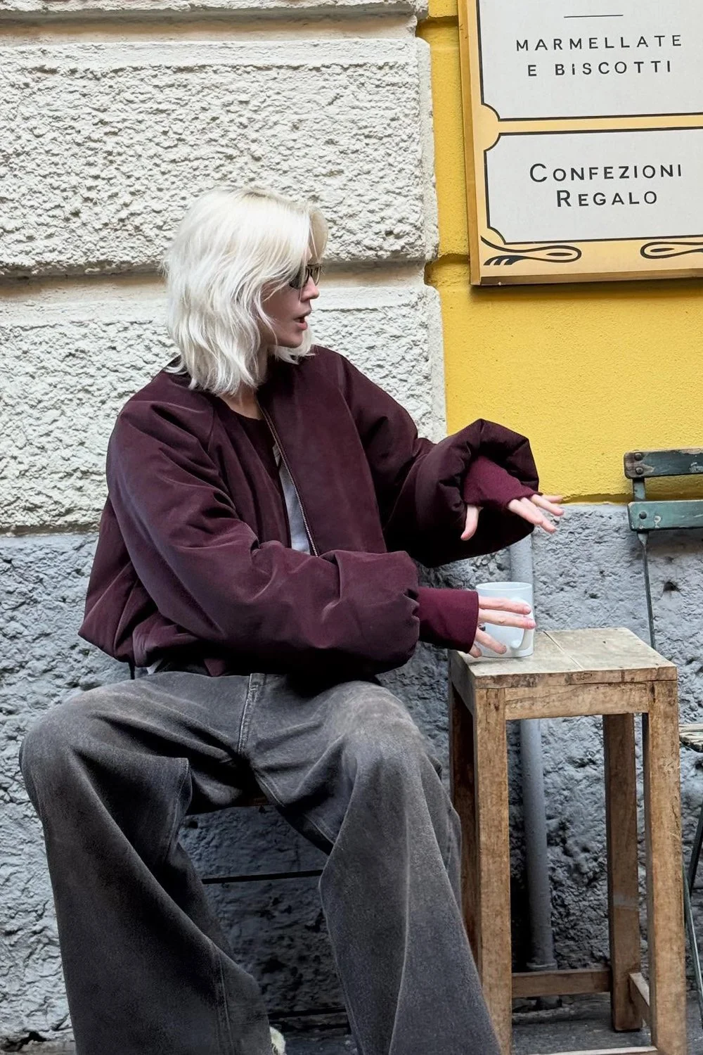 @sarasvalberg in SAEMDI Bordeaux Bomber